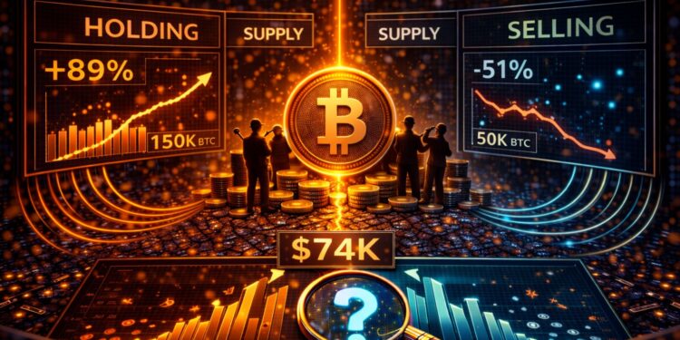 Bitcoin Miners Are Choosing To Hold At $74K: Changing The Supply Picture