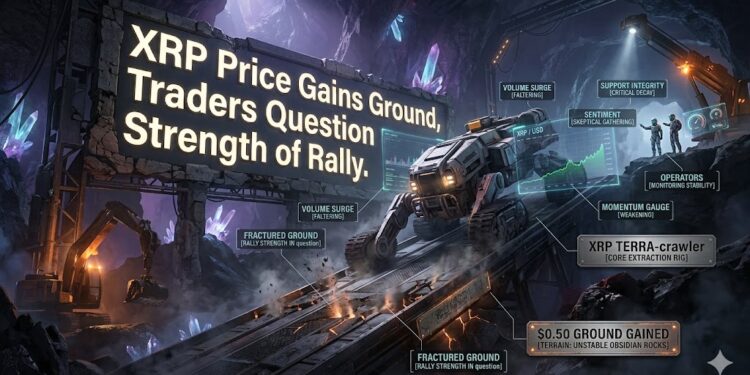 XRP Price Gains Ground, Traders Question Strength of Rally