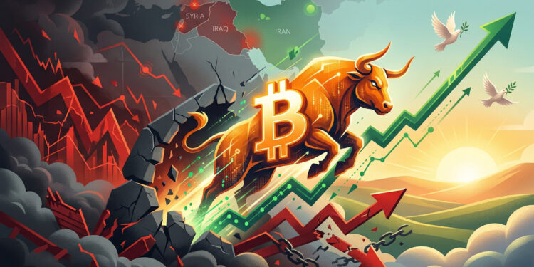 Bitcoin Bullish Shift Gains Momentum as Iran Ceasefire Eases Market Tensions