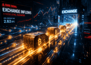 Bitcoin Exchange Inflows Flash Rare Signal As Large Deposits Return
