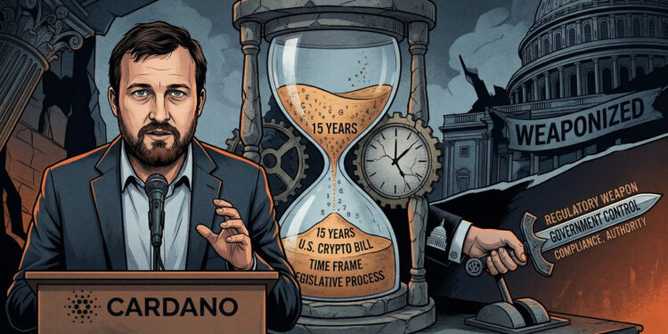 Hoskinson Warns U.S. Crypto Bill Could Take 15 Years — and Be “Weaponized”