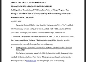 SEC Reviews 85-Item Proposal That Could Affect Bitcoin and XRP ETF Listings
