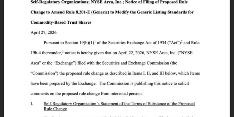 SEC Reviews 85-Item Proposal That Could Affect Bitcoin and XRP ETF Listings