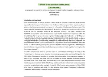 ECB Backs ESMA-Led Crypto Supervision in EU: Tighter MiCA Enforcement Incoming