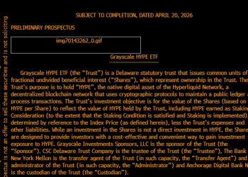 Grayscale Amends Hyperliquid ETF Filing, Replaces Coinbase With Anchorage as Custodian