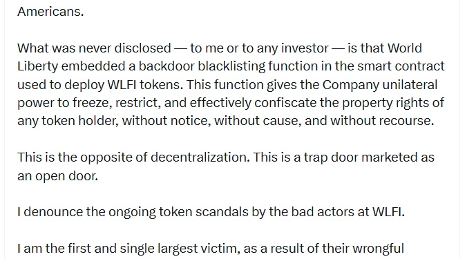 Justin Sun Sues World Liberty Financial Over WLFI Crypto Token Freeze