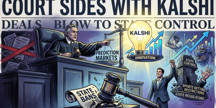 Court Sides With Kalshi, Deals Blow to State Control Over Sports Prediction Markets