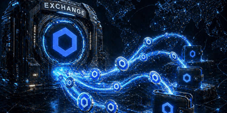Chainlink Exchange Outflows Hit 970,430 LINK, Largest Of 2026