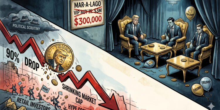 Trump Meme Coin Event Sees 90% Drop in VIP Buy-In as Hype Cools