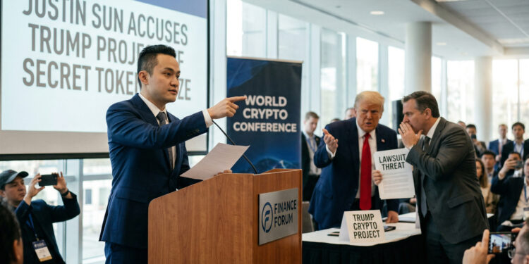 Justin Sun Accuses Trump Project of Secret Token Freeze, Faces Lawsuit Threat