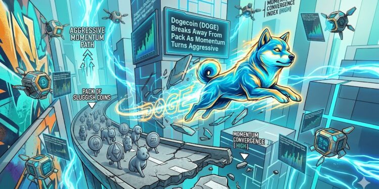 Dogecoin (DOGE) Breaks Away From Pack As Momentum Turns Aggressive