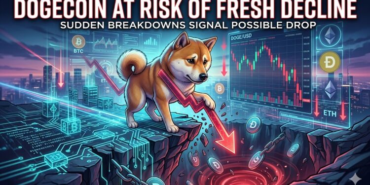 Dogecoin (DOGE) Under Pressure Again As Bears Eye Lower Levels