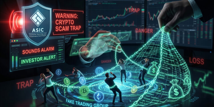 ASIC Sounds Alarm as Crypto Scammers Trap Investors Through Fake Trading Groups
