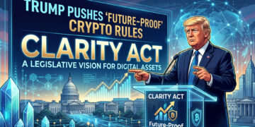 Trump Pushes ‘Future-Proof’ Crypto Rules as CLARITY Act Faces Senate Battle