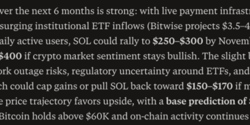 Perplexity AI Predicts Unexpected Solana Price in 6 Months