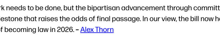 Galaxy Research Alex Thorn Raised CLARITY Act Odds to 75%, Is August the Most Important Month in Crypto History?