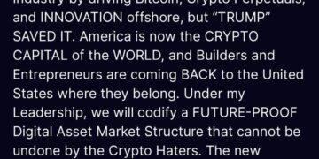 Trump Bullish “We Will Never Let Crypto Down” Commitment Sent Crypto Market Down