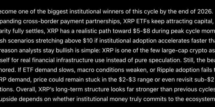 Sam Altman ChatGPT AI Predicts the Price of XRP By the End of 2026