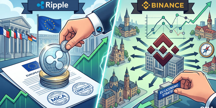 Ripple Wins MiCA Milestone as Binance Shifts EU Licensing Strategy