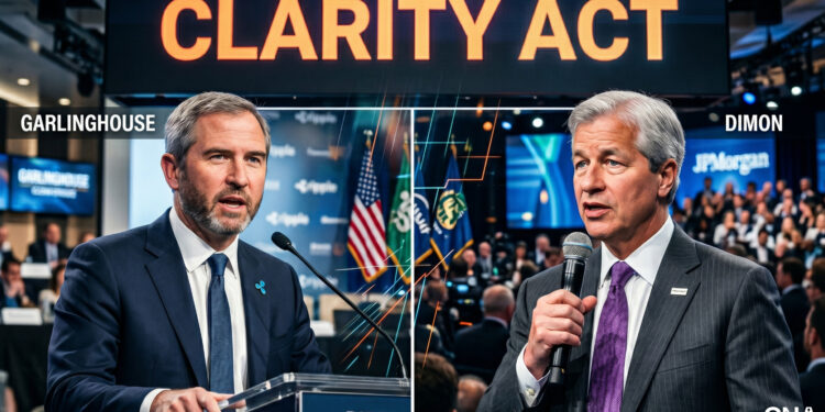 Ripple’s Garlinghouse Calls Out Jamie Dimon Over Crypto Clarity Act Criticism