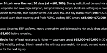 You Will Not Like Where Grok AI Predicts Bitcoin Going in The Next 30 Days