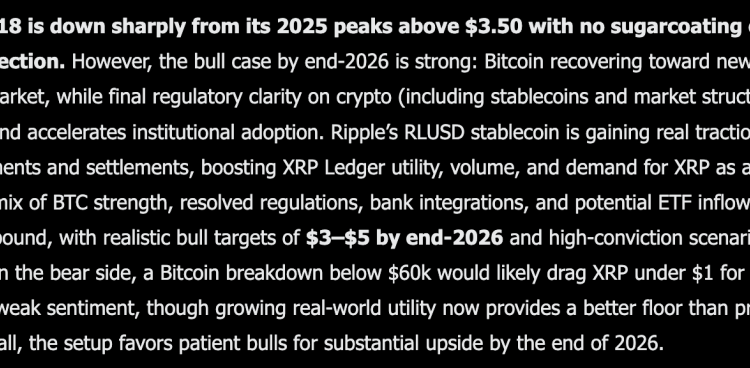 Can Elon Musk Grok AI Be Right About This Scary  2026 XRP Price Prediction?