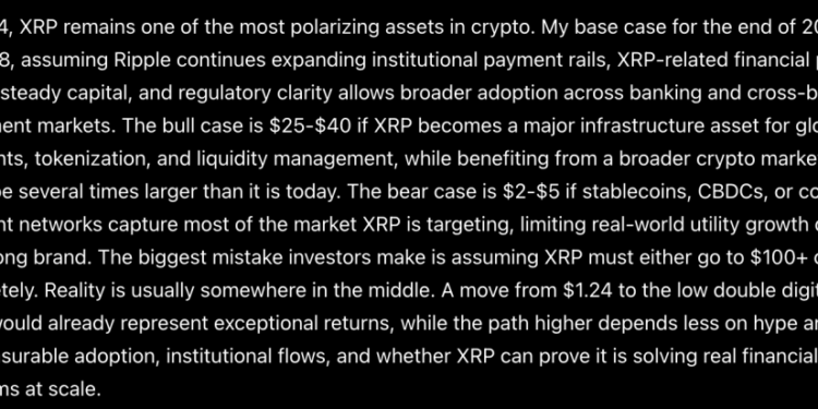 Sam Altman ChatGPT Predicts Explosive XRP Price by End of 2030
