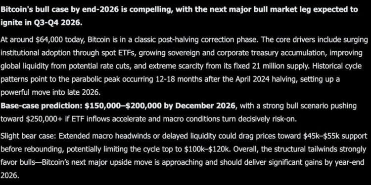 Elon Musk Grok AI Predicts Explosive Bitcoin Price by The End of 2026