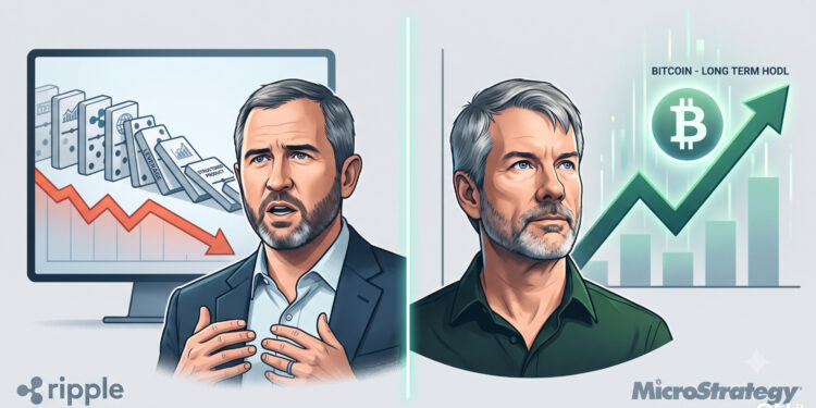 Ripple CEO Says Saylor’s “Financial Engineering” Has Hurt Crypto, Even as Bitcoin Itself Stays a Good Bet